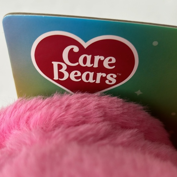 Care Bears 3D Plush Cheer Bear Soft Pink Slippers Shoe Size 7-8 Size M-L - Picture 3 of 6